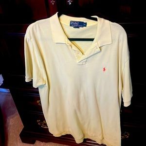 Men polo Ralph Lauren xl vgc yellow